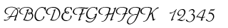 click to see alternate case of the font New Berkeley Script