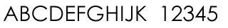 click to see alternate case of the font Century Gothic