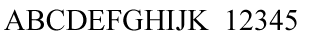 click to see alternate case of the font Times New Roman