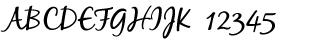 click to see alternate case of the font Butterwick