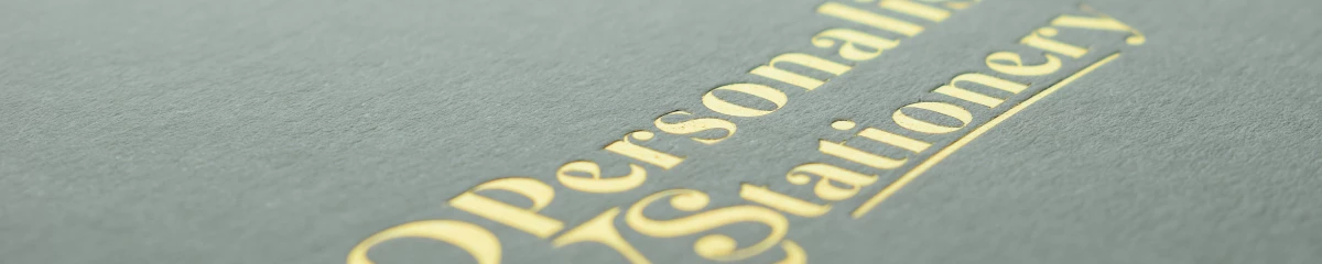 Personalised Stationery - Hot Foil Printing