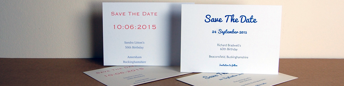 Personalised Stationery - Save The Date