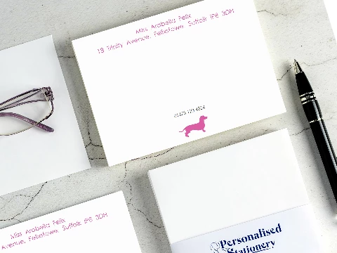 Motif Cards - Personalised Motif Correspondence Cards with a bit of character