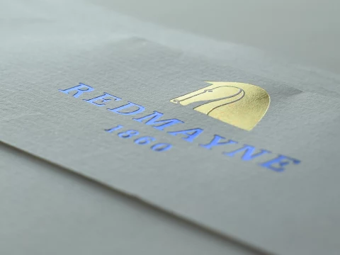 Hot Foil Stamped Envelopes and Lettehead | Bespoke Custom Print from Personalsied Stationery