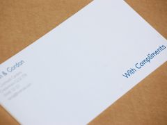 Design and proof your personalised Social Stationery Compliment Cards