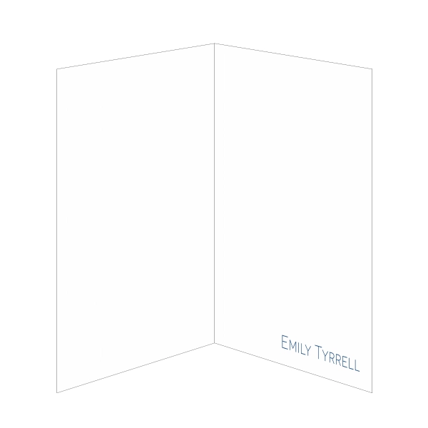 "Tyrrell Folded - A6 folded cards"