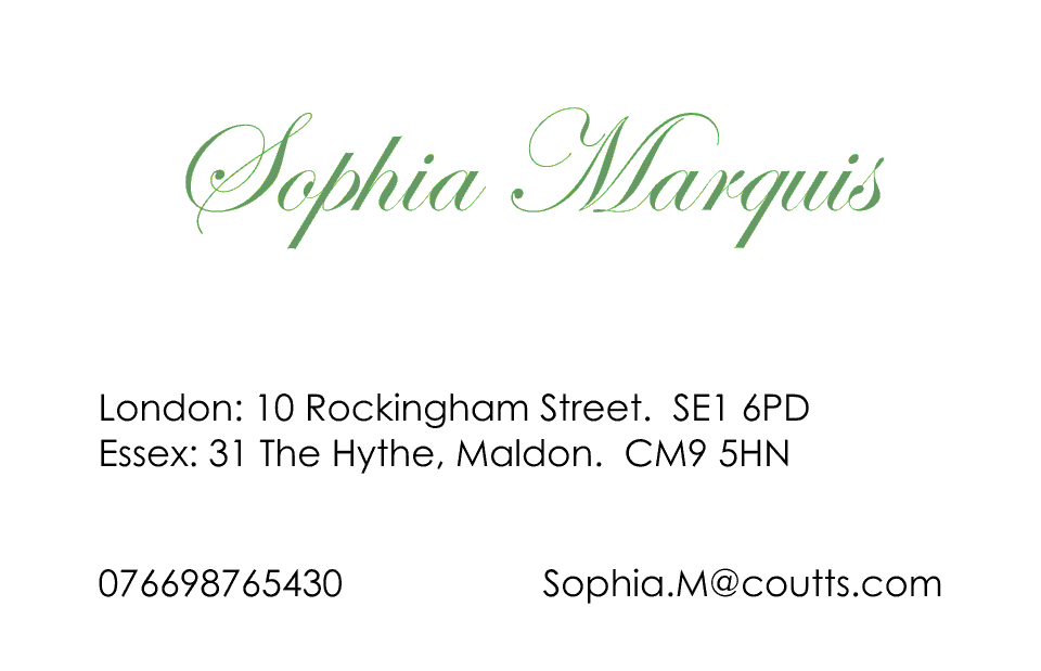 Marquis Kensington | Design, proof and buy online | Personalised Stationery