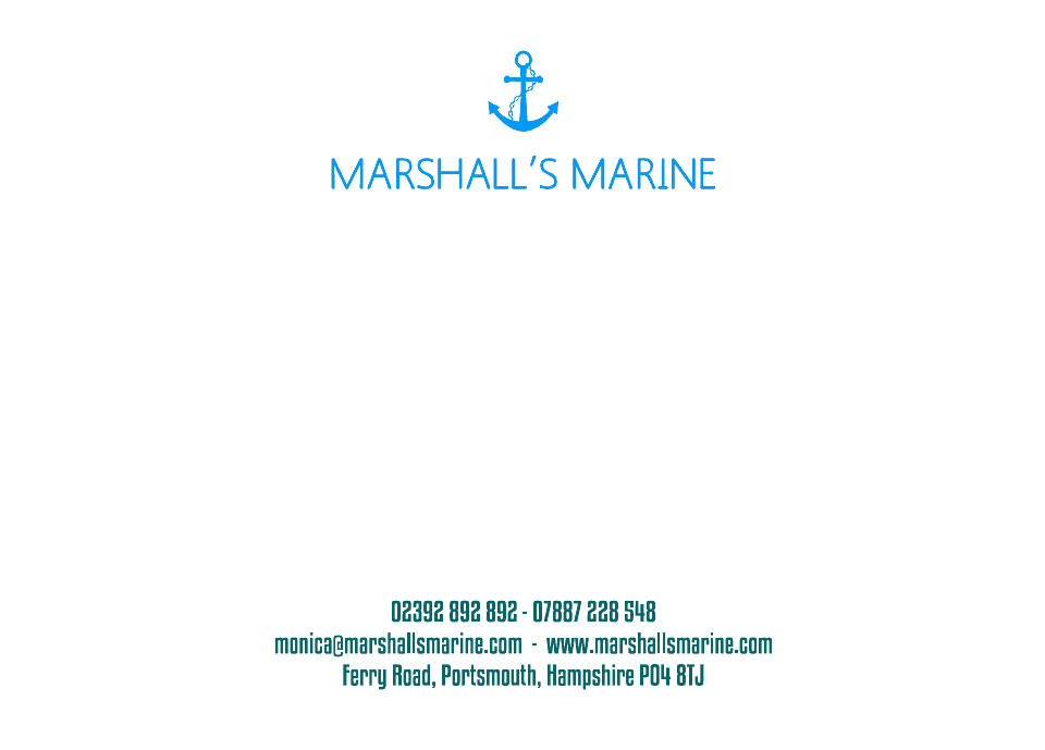 Personalised Stationery : Motif Postcards : Marshall