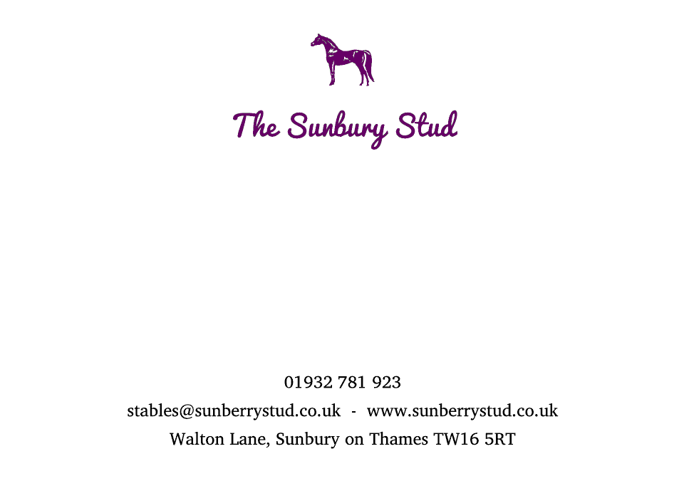 Personalised Stationery : Motif Postcards : Sunbury