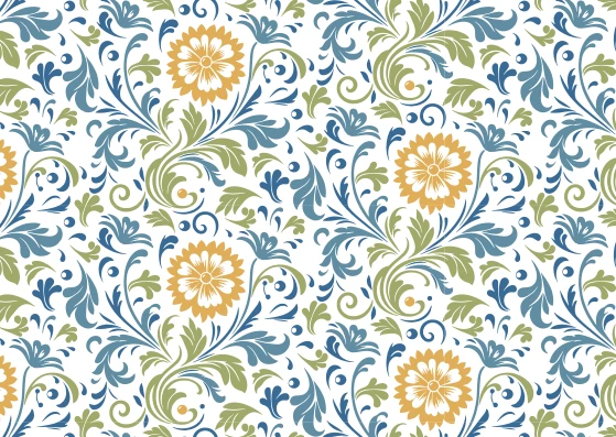 "Manchett Floral - A6 double sided cards"