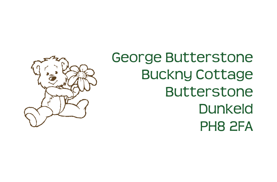 Butterstone Labels 59x37mm | Design, proof and buy online | Personalised Stationery