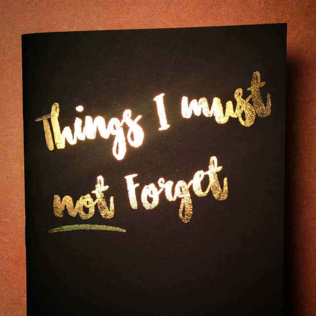 Personalised Stationery : Plain : Forget Me Note