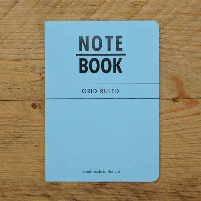 Personalised Stationery : Grid Ruled : Blue