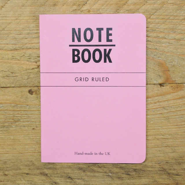 Personalised Stationery : Grid Ruled : Pink