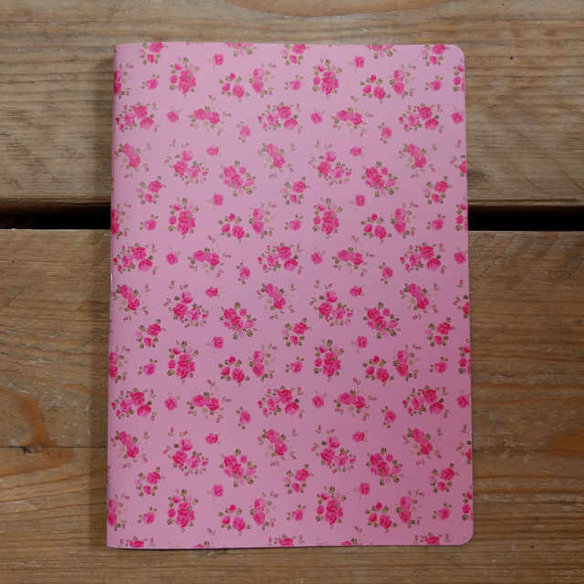 Personalised Stationery : Dot Grid : Roses Pink