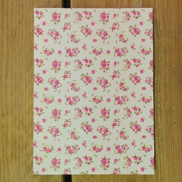 Personalised Stationery : Dot Grid : Roses Natural