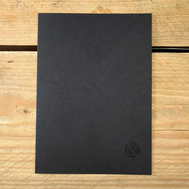 Journal Black Plain | Design, proof and buy online | Personalised Stationery