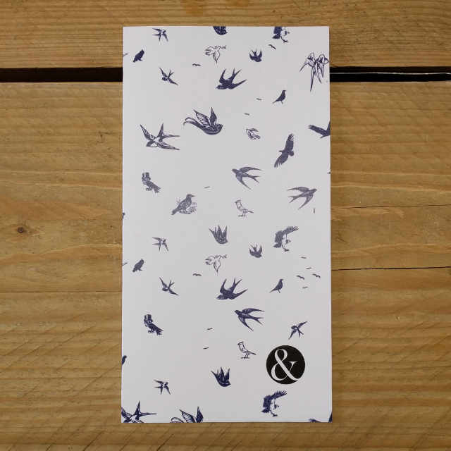 Personalised Stationery : Grid Ruled : Birds