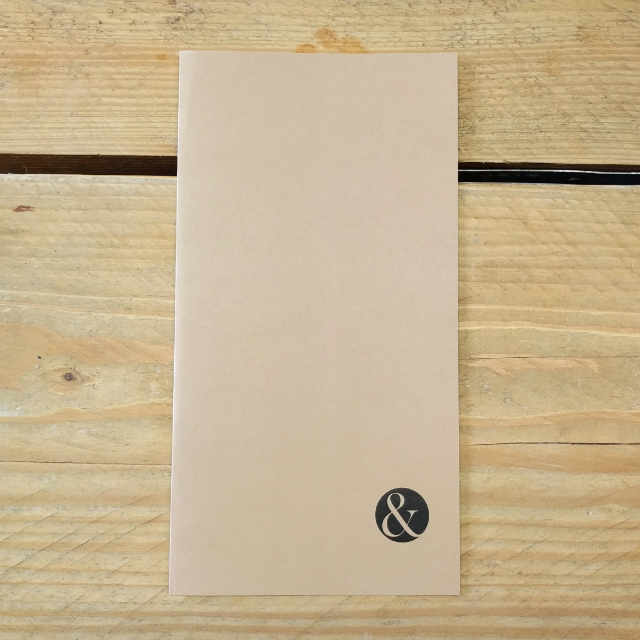 Personalised Stationery : Dot Grid : Brown Wove