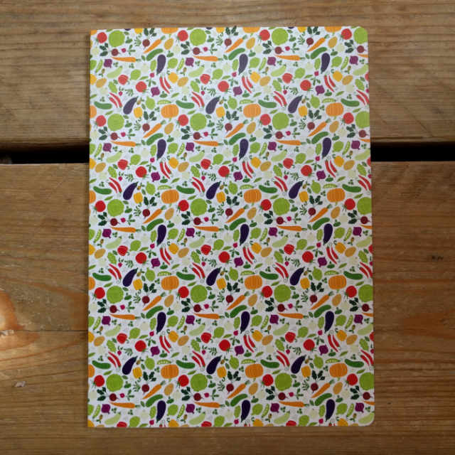 Personalised Stationery : Dot Grid : Vegetables