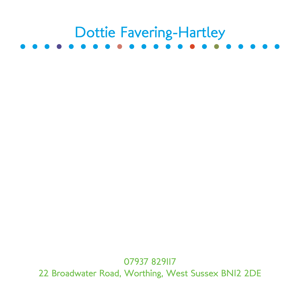 Personalised Stationery : 120SQ Cards : Dottie Spot