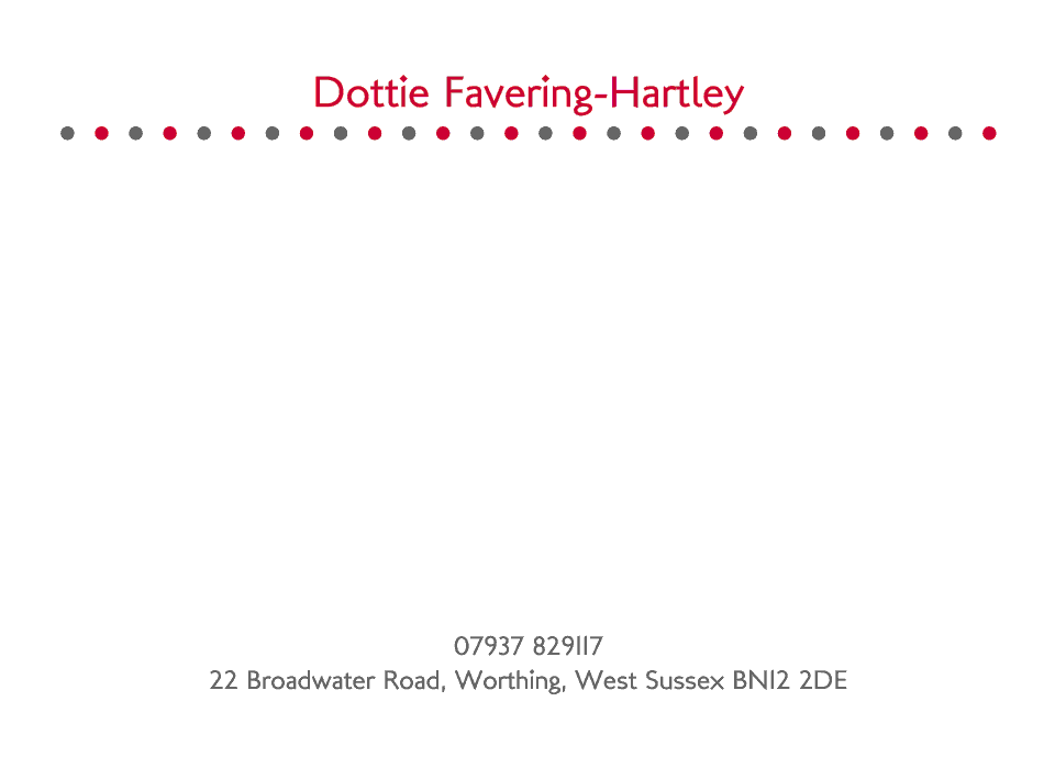 Personalised Stationery : A6 Cards : Dottie Spot