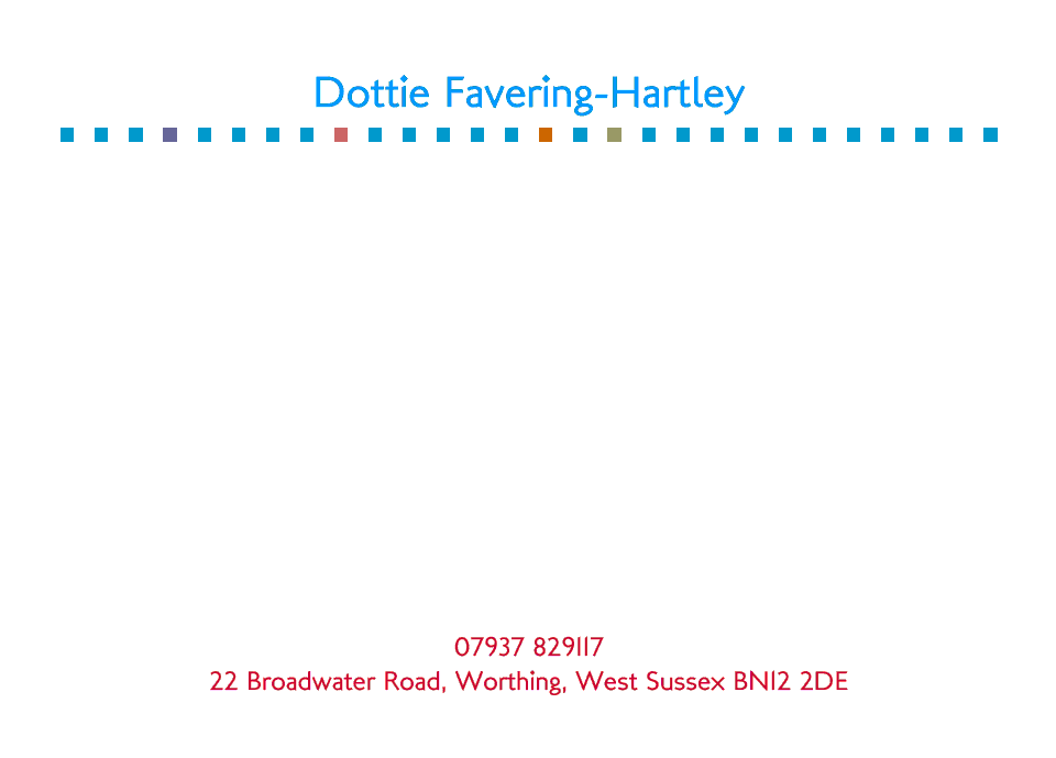 Personalised Stationery : A6 Cards : Dottie Square