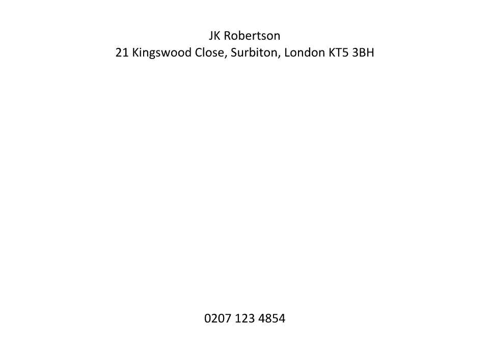 Personalised Stationery : A6 Budget : Halloughton