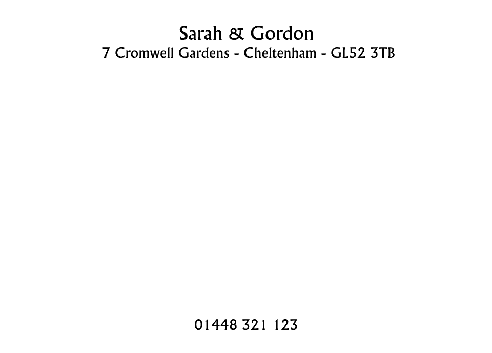 Personalised Stationery : A6 Correspondence Cards Colorata : Langham