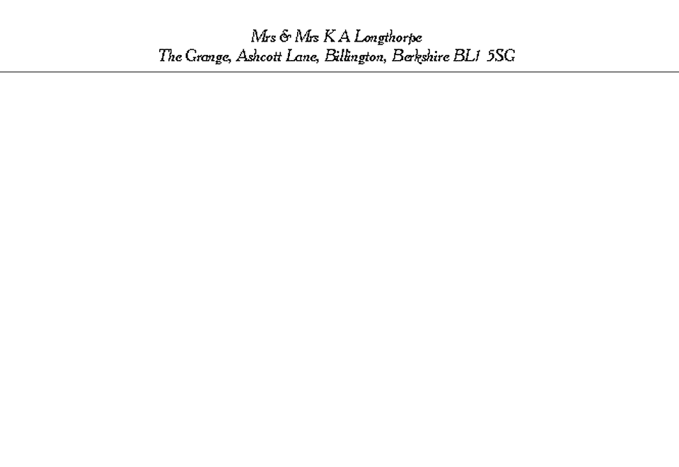 Personalised Stationery : DQ Correspondence Cards Colorata : Burley