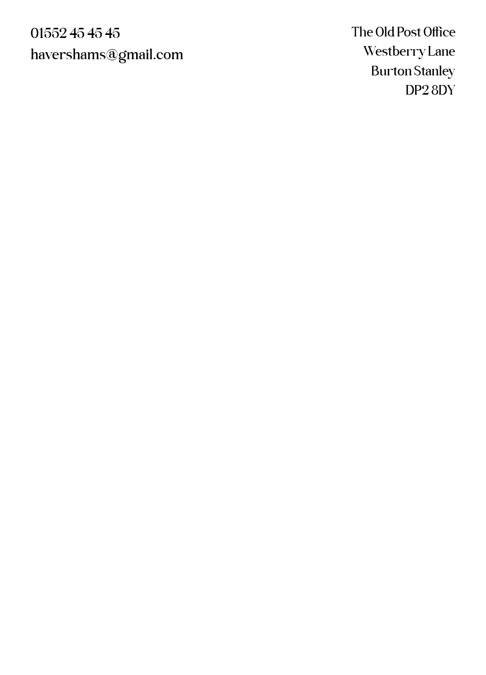 Exton - A5 Letterhead Textured Laid