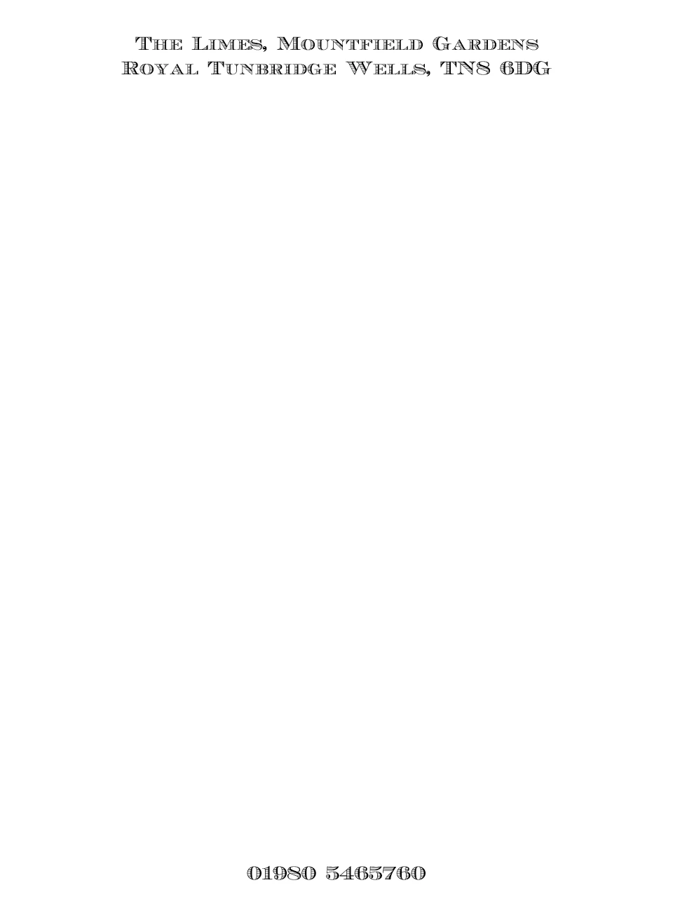 Hambleton - Personalised Luxury Post Quarto Letterhead Wove Letterheads | from Personalsied Stationery