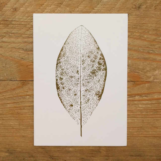 Personalised Stationery : A6 Note Card : Feuille