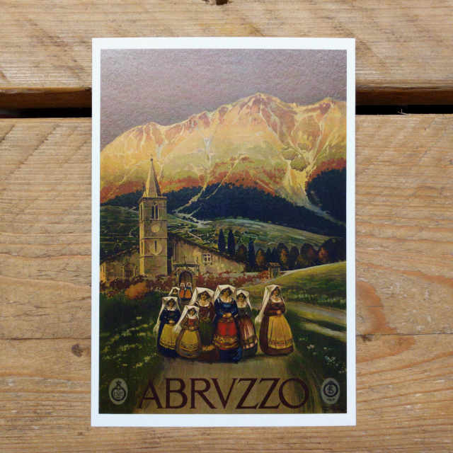 Personalised Stationery : Demi Quarto Postcard : Abruzzo