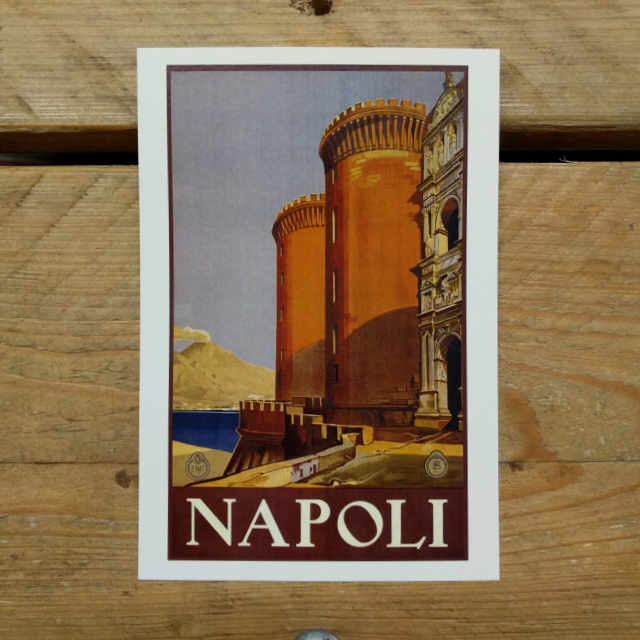 Personalised Stationery : Demi Quarto Postcard : Napoli