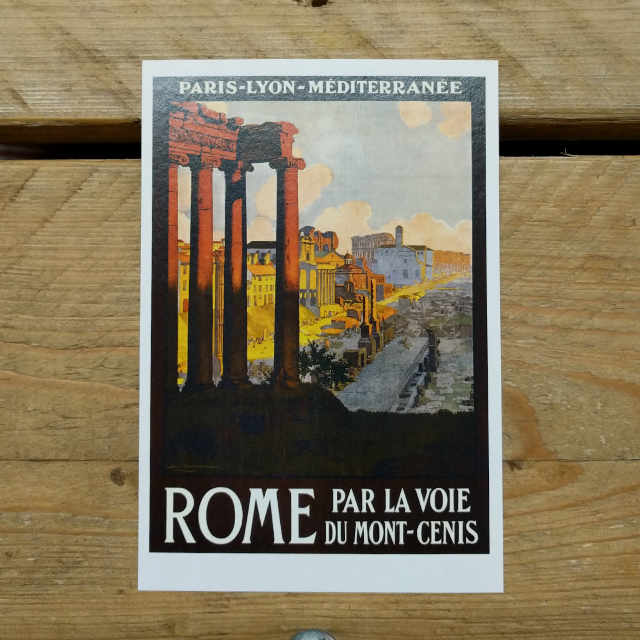 Personalised Stationery : Demi Quarto Postcard : Roma