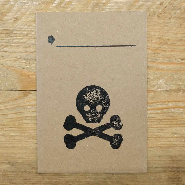 Skulle Demi Quarto Note Card | Design, proof and buy online | Personalised Stationery