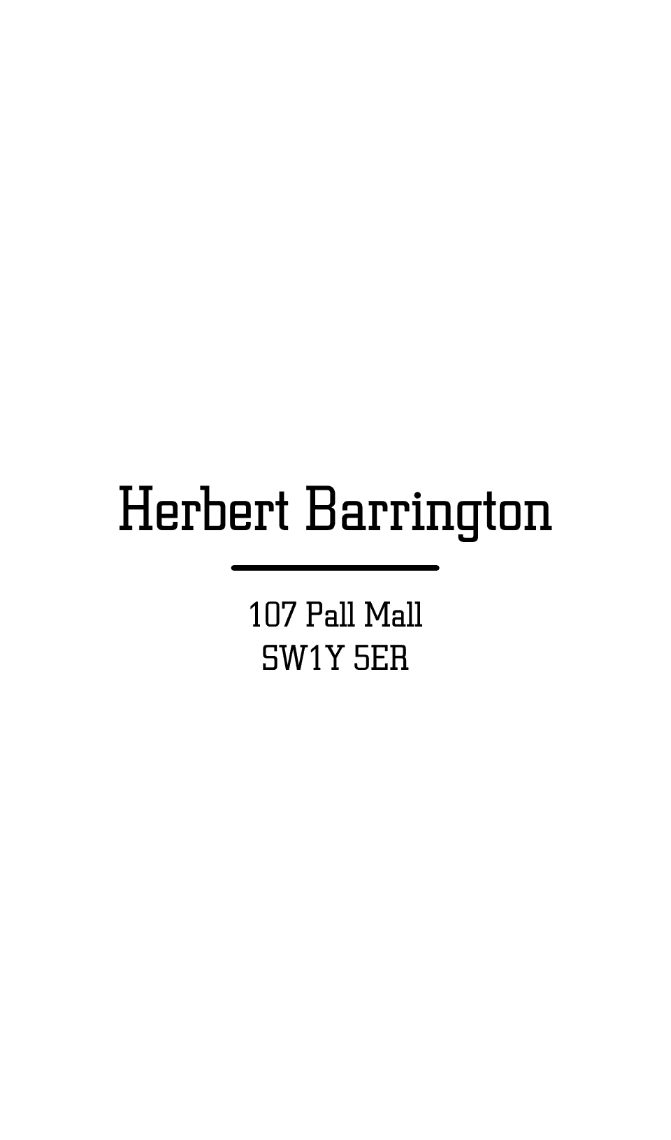 Barrington Berkeley | Design, proof and buy online | Personalised Stationery