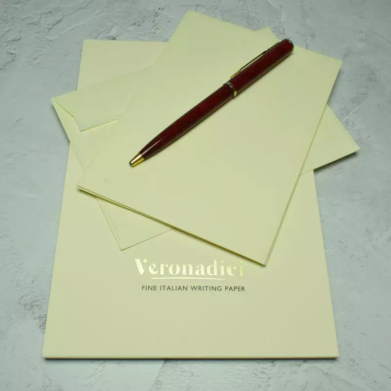 "Cream Laid - Veronadici A5 Laid Notepads"