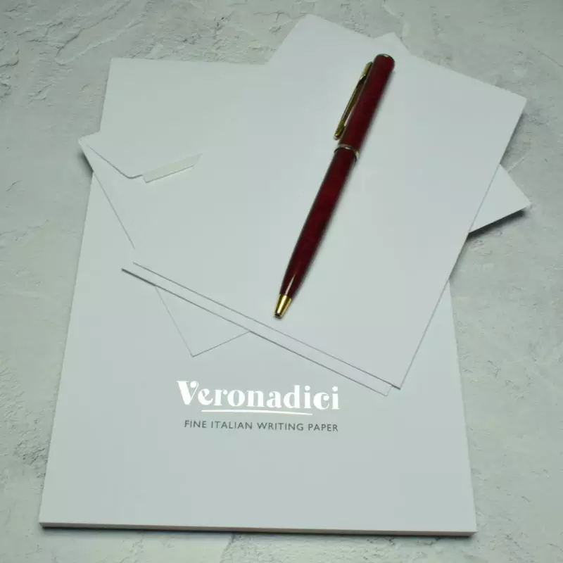 "White Laid - Veronadici A5 Laid Notepads"