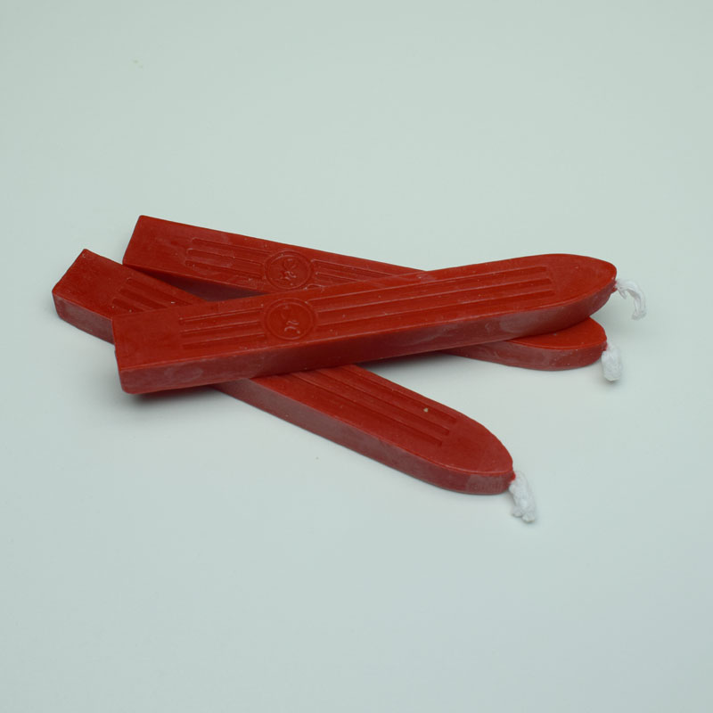 "Wick Wax Red - Sealing Wax with Wick"