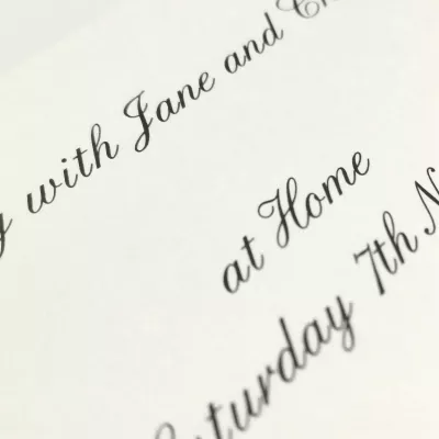 At Home Cards - A social inviation for when you're At Home to entertain selected guests