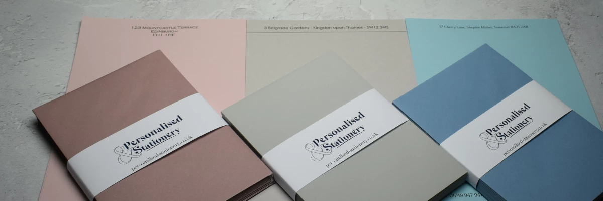 Colorata Personalised Stationery