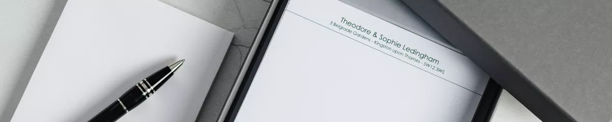 Personalised Lettehead Stationery | Headed Notepaper