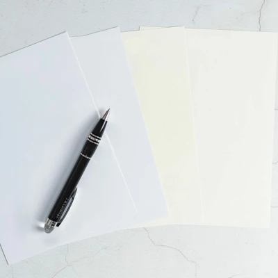 Plain Writing Paper - Plain writing paper loose sheets in a range of sizes and paper grades. Also suitable as continuation sheets to accompany printed letterheads