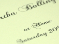 Design and proof your personalised Invitations At Home