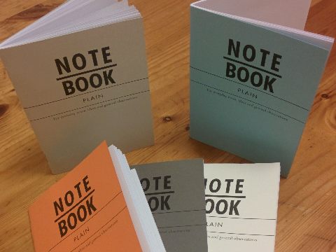 Design and proof your personalised Notebooks A6 Notebooks