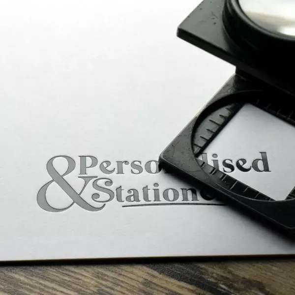 "Design and buy your personalised Knightsbridge Hot Foil from Personalsied Stationery. Suppliers of luxurious personalised social stationery since 2003."