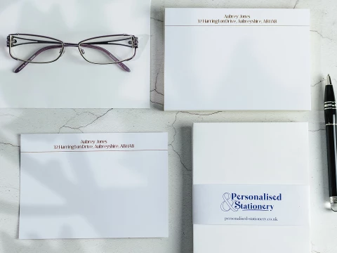 Design and buy your personalised Demi Quarto Ultra-Heavy Cards from Personalsied Stationery. Suppliers of luxurious personalised social stationery since 2003.